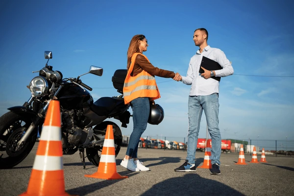 Motorcycle Driving School Instructor Student 600nw 1788952520